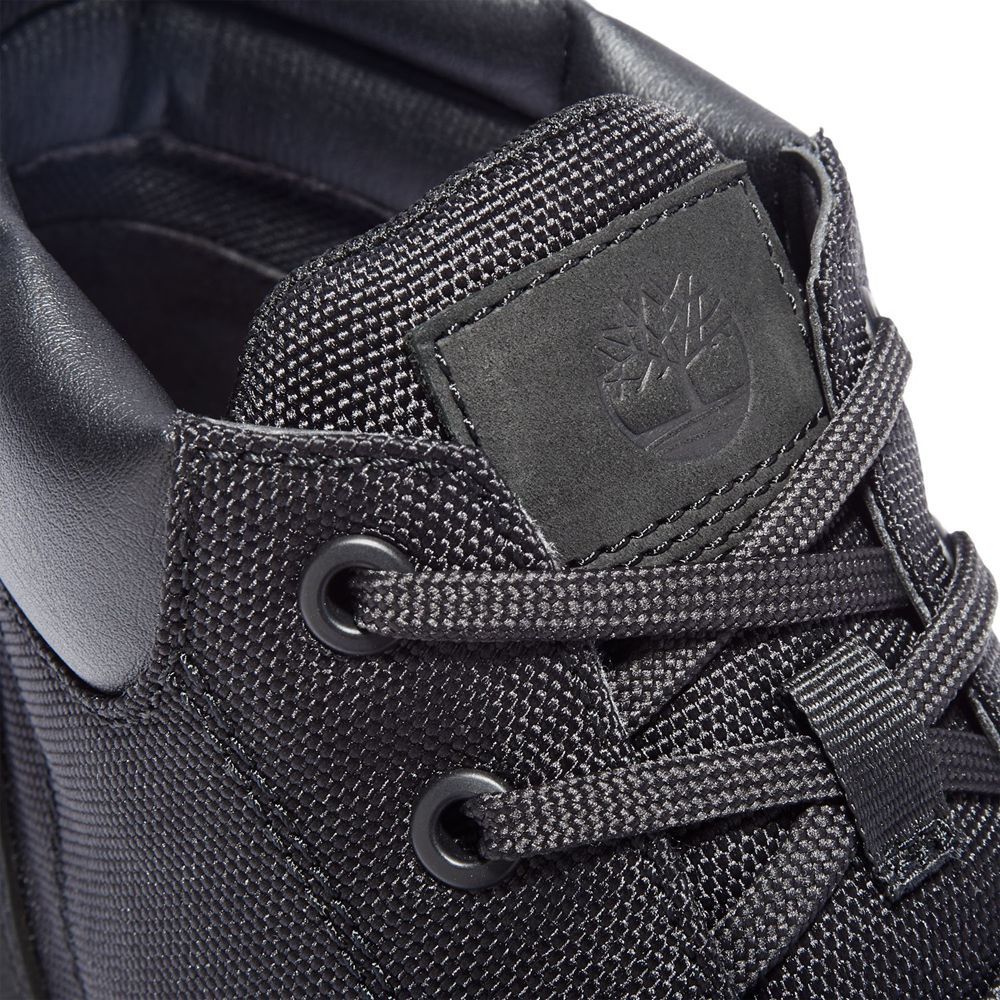 Botas Chukka Masculino - Timberland Davis Square Couro Collar - OYVBZ0861 - Pretas